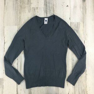 Vtg GAP Sweater Womens XS Blue V Neck Pullover Y2K